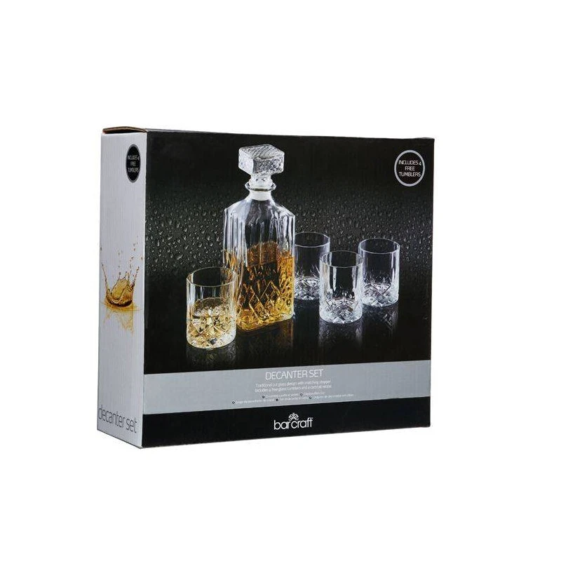 Kitchen Craft Set Whisky Ensemble 4 Verres + Carafe KitchenCraft 6 Kitchen Craft Set Whisky Ensemble 4 Verres + Carafe KitchenCraft – Image 4
