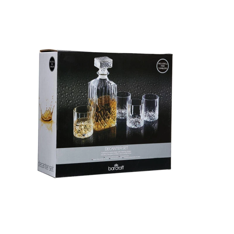 Kitchen Craft Set Whisky Ensemble 4 Verres + Carafe KitchenCraft 9 Kitchen Craft Set Whisky Ensemble 4 Verres + Carafe KitchenCraft – Image 7