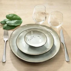 SHADOW NACRE Saladier En Grès Réactif émaillé Médard De NOBLAT D24 -Élégance Bar Soldes shadow nacre saladier en gres reactif emaille medard de noblat d24 p 16