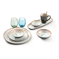 SHADOW NACRE Saladier En Grès Réactif émaillé Médard De NOBLAT D24 -Élégance Bar Soldes shadow nacre saladier en gres reactif emaille medard de noblat d24 p 6