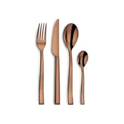 SIDE Ménagère 24 Pièces Inox COUZON Cuivre -Élégance Bar Soldes side menagere 24 pieces inox couzon cuivre 3