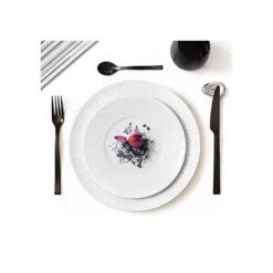 SIDE Ménagère 24 Pièces Inox COUZON Noir -Élégance Bar Soldes side menagere 24 pieces inox couzon noir 4