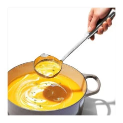 STEEL Louche De Service Inox Avec Bec Verseur OXO -Élégance Bar Soldes steel louche de service inox avec bec verseur oxo 5