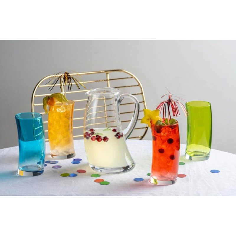 SWING Coffret Pichet 1.3 L Avec 4 Verres Haut 45 Cl LEONARDO SC 5 SWING Coffret Pichet 1.3 L Avec 4 Verres Haut 45 Cl LEONARDO SC – Image 3