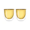Tasse à Café Expresso En Verre Double Paroi 8 Cl WD Lifestyle Jaune - Les 2 -Élégance Bar Soldes tasse a cafe expresso en verre double paroi 8 cl wd lifestyle jaune les 2