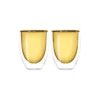 Tasse à Café Thé En Verre Double Paroi 22 Cl WD Lifestyle Jaune- Les 2 -Élégance Bar Soldes tasse a cafe the en verre double paroi 22 cl wd lifestyle jaune les 2