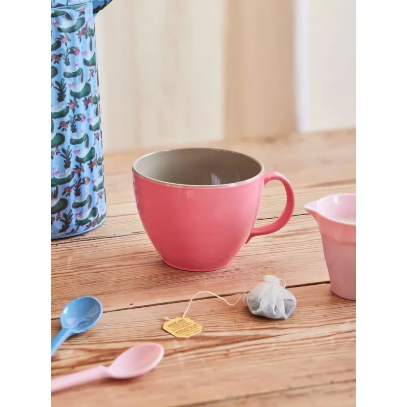 Tasse Jumbo En Mélamine 550 Ml RICE Rose 5 Tasse Jumbo En Mélamine 550 Ml RICE Rose – Image 3