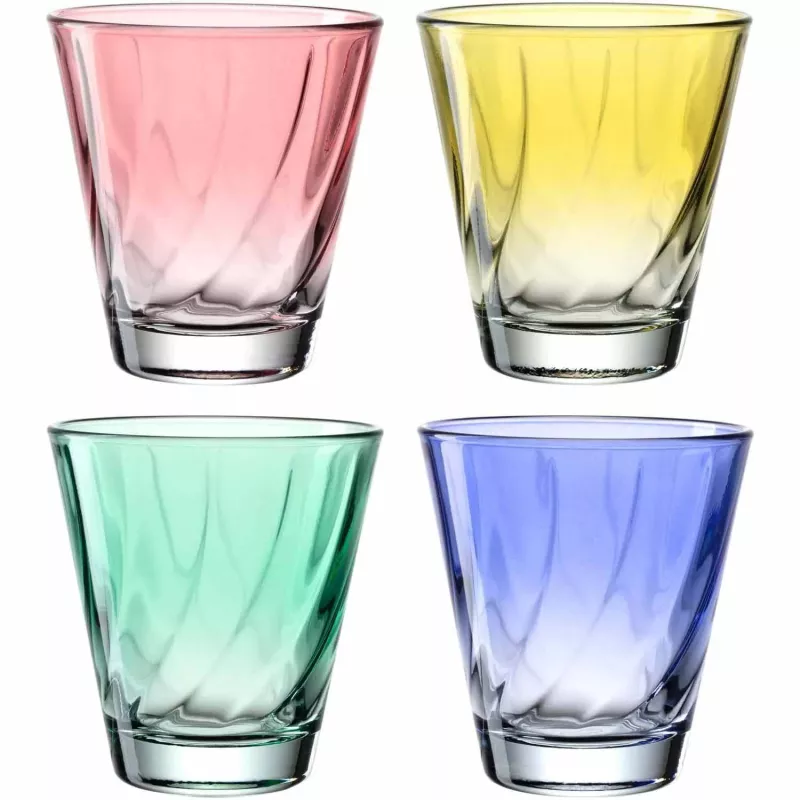 TWIST Verre 21 Cl LEONARDO Couleurs Assorties X4 3 TWIST Verre 21 Cl LEONARDO Couleurs Assorties X4