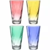 TWIST Verre 30 Cl LEONARDO Couleurs Assorties X4 -Élégance Bar Soldes twist verre 30 cl leonardo couleurs assorties x4 p