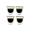 Kitchen Craft Verre Tasse à Café Expresso Double Paroi 75 Ml La Cafetiere - Les 4 SC -Élégance Bar Soldes verre tasse a cafe expresso double paroi 113 ml la cafetiere les 4