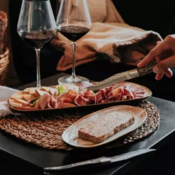 VOLCANO Coffret En Bois Palette De 4 Couteaux à Steak En Acier LOU LAGUIOLE -Élégance Bar Soldes volcano coffret en bois palette de 4 couteaux a steak acier lou laguiole 7