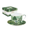 EASY LIFE WOODLAND Coffret Déjeuner 40cl En Porcelaine -Élégance Bar Soldes woodland coffret dejeuner 40cl en porcelaine p