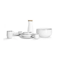 YAKA Porcelaine Blanche Saladier 25 Cm 5L Médard De NOBLAT -Élégance Bar Soldes yaka porcelaine blanche saladier 25 cm 5l medard de noblat 3