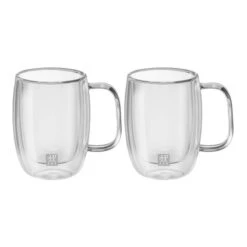 SORRENTO Tasse à Café Expresso En Verre Double Paroi 14 Cl ZWILLING - Les 2 -Élégance Bar Soldes zwilling sorrento set 2 tasses espresso double paroi 134 ml 2