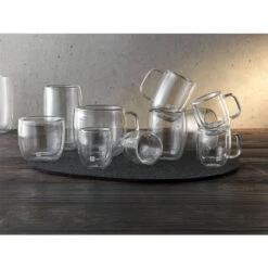 SORRENTO Tasse à Café Expresso En Verre Double Paroi 14 Cl ZWILLING - Les 2 -Élégance Bar Soldes zwilling sorrento set 2 tasses espresso double paroi 134 ml 3