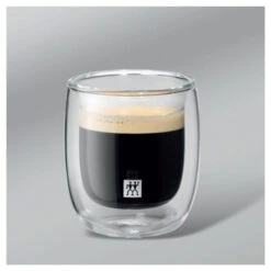 SORRENTO Verre Tasse à Café Expresso Double Paroi 80 Ml ZWILLING - Les 2 -Élégance Bar Soldes zwilling sorrento set 2 verres expresso double paroi 80 ml 10